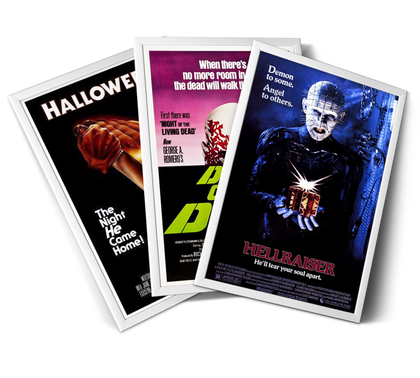 Horror movie poster collection image